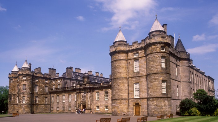 Der Palast Holyroodhouse in Edinburgh