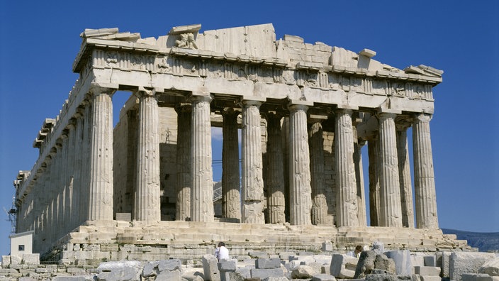 Parthenon-Tempel auf der Akropolis.