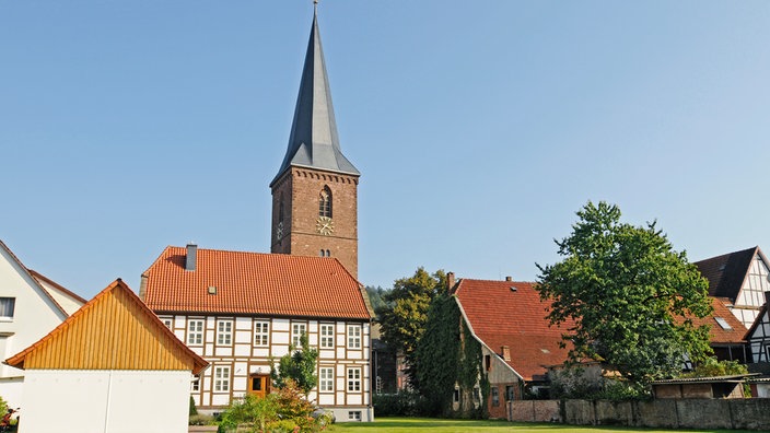 Teile der Altstadt von Lügde