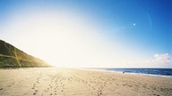 Foto gegen das Licht in Kampen auf Sylt .