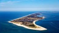 Luftaufnahme von Sylt, Nordfriesland, Schleswig-Holstein, Deutschland.