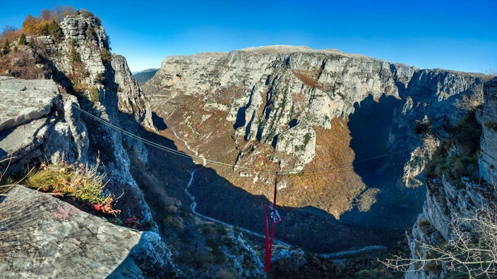 Blick in die Vikos-Schlucht